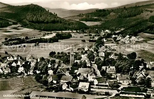 AK / Ansichtskarte Saalhausen_Sauerland Panorama Saalhausen_Sauerland