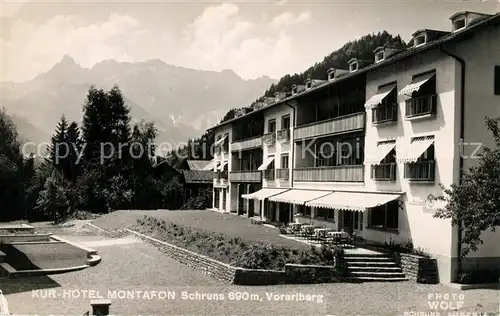 AK / Ansichtskarte Schruns_Vorarlberg Kurhotel Montafon Schruns Vorarlberg