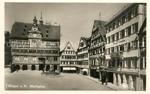 AK / Ansichtskarte Tuebingen Marktplatz Tuebingen