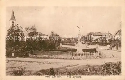 AK / Ansichtskarte Mees Panorama Kirche Mees