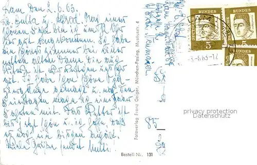 AK / Ansichtskarte Lam_Oberpfalz Panorama Hoher Bogen Lam_Oberpfalz