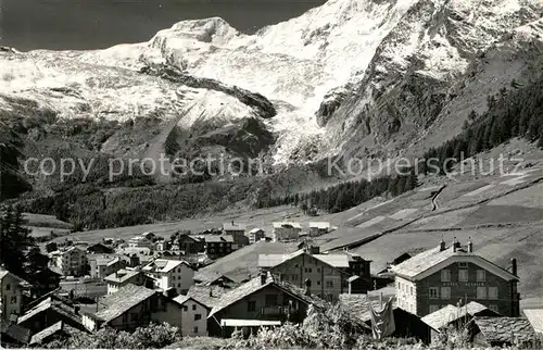 AK / Ansichtskarte Saas Fee Alphubel Winterlandschaft Saas Fee