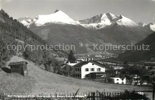 AK / Ansichtskarte Hofgastein_Bad Gutenbrunn Hohen Tauern Hofgastein_Bad