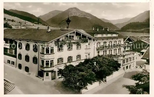 AK / Ansichtskarte Reit_Winkl Gasthof Pension Unterwirt Reit_Winkl