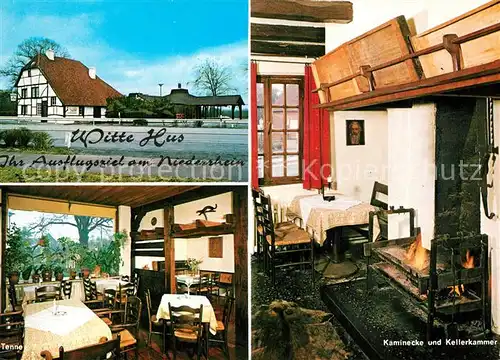 AK / Ansichtskarte Huenxe Cafe Restaurant Witte Hus Huenxe