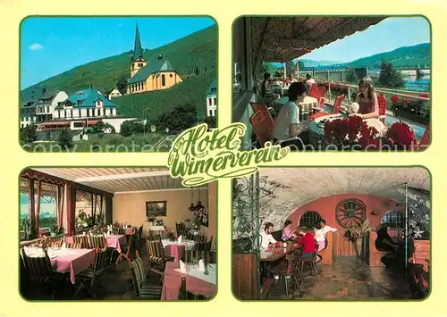 AK / Ansichtskarte Zeltingen Rachtig Hotel Winzerverein Zeltingen Rachtig