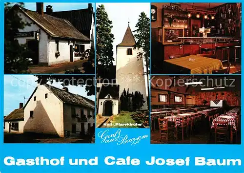 AK / Ansichtskarte Baasem Gasthaus Cafe Josef Baum Baasem