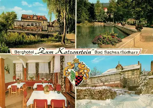 AK / Ansichtskarte Bad_Sachsa_Harz Berghotel Zum Katzenstein  Bad_Sachsa_Harz