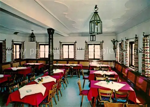 AK / Ansichtskarte Berchtesgaden Hofbraeuhaus Rotes Zimmer Berchtesgaden