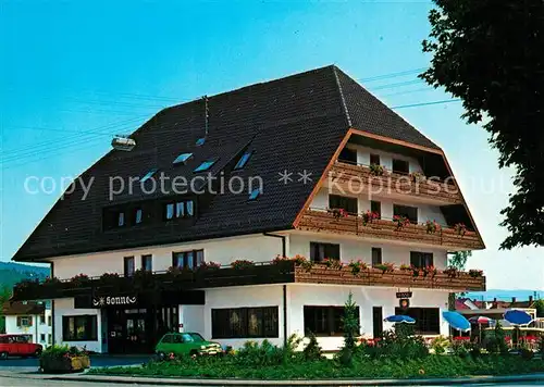 AK / Ansichtskarte Zell_Harmersbach Hotel Gasthaus Sonne Zell Harmersbach