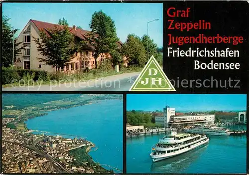 AK / Ansichtskarte Friedrichshafen_Bodensee Graf Zeppelin Jugendherberge Friedrichshafen Bodensee