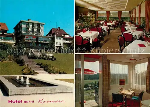 AK / Ansichtskarte St_Georgen_Schwarzwald Hotel Garni Kammerer St_Georgen_Schwarzwald
