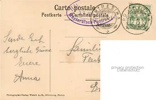 AK / Ansichtskarte Gletscher Morteratschgletscher Muendung  