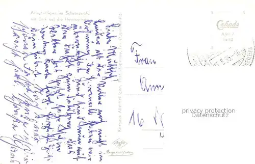 AK / Ansichtskarte Allerheiligen_Oppenau Fliegeraufnahme mit Hornisgrinde Allerheiligen_Oppenau