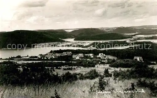 AK / Ansichtskarte Edersee Fuenfseenblick Edersee