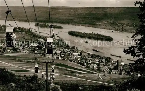AK / Ansichtskarte Ruedesheim_Rhein Seilbahn Niederwald Ruedesheim Rhein