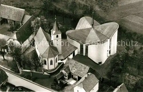 AK / Ansichtskarte Kaelberau Wallfahrtskirche der Mutter Gottes zum rauhen Winde Fliegeraufnahme Kaelberau