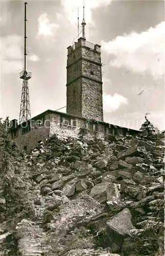 AK / Ansichtskarte Fichtelgebirge Asenturm auf dem Ochsenkopf Fichtelgebirge