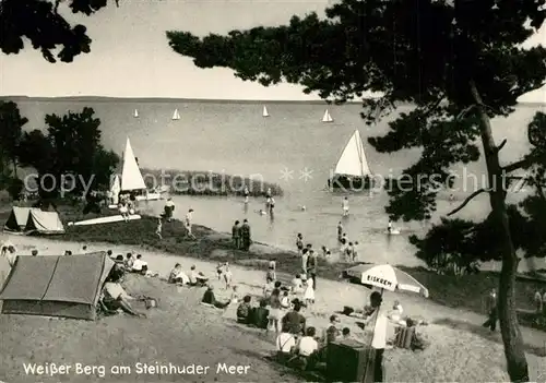 AK / Ansichtskarte Steinhuder_Meer Weisser Berg Steinhuder Meer