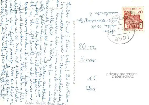 AK / Ansichtskarte Hohenberg_Eger Egerbruecke Hohenberg Eger