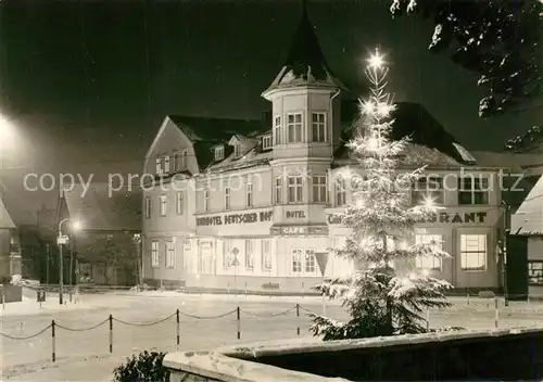 AK / Ansichtskarte Tabarz Kurhotel Deutscher Hof am Platz des Friedens Tabarz