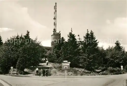 AK / Ansichtskarte Grosser_Inselsberg Blick zum Gipfel Grosser Inselsberg