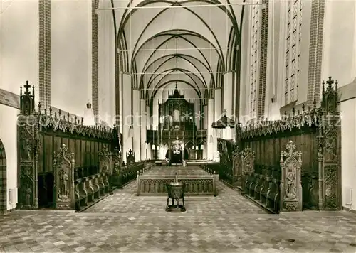 AK / Ansichtskarte Bardowick Dom Chorgestuehl Bardowick