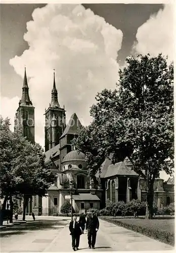AK / Ansichtskarte Breslau_Niederschlesien Dom Breslau_Niederschlesien