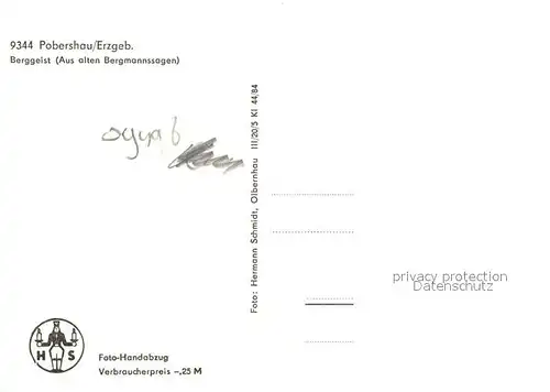 AK / Ansichtskarte Pobershau Berggeist Pobershau