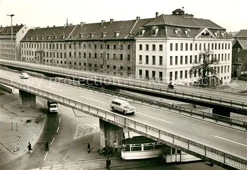 AK / Ansichtskarte Halle_Saale Franckersche Stiftungen und Hochstrasse Halle_Saale