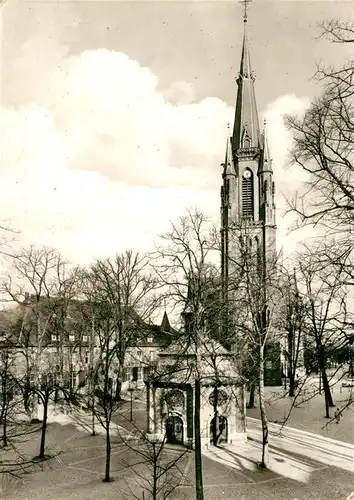 AK / Ansichtskarte Kevelaer Gnadenkapelle Basilika Priesterhaus Kapelplein Kevelaer