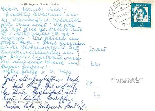 AK / Ansichtskarte Nuertingen Am Neckar Nuertingen
