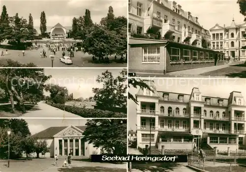 AK / Ansichtskarte Heringsdorf_Ostseebad_Usedom FDGB Erholungsheime Albin Koebis und Einheit und Giuseppe di Vittorio Kulturhaus Heringsdorf_Ostseebad