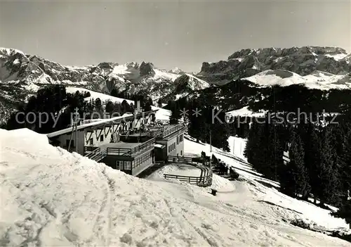 AK / Ansichtskarte Seiser_Alm Restaurant zur Seilbahn Seiser_Alm