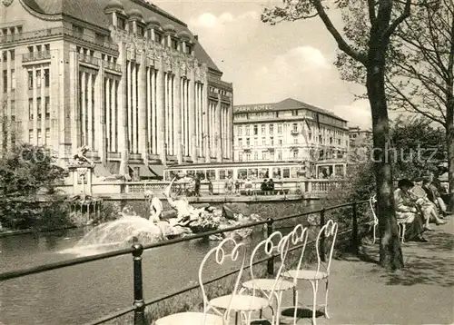 AK / Ansichtskarte Duesseldorf Pariser Stuehle auf der Koe Duesseldorf