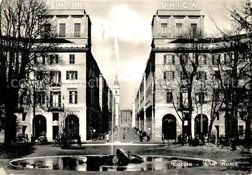 AK / Ansichtskarte Torino Via Roma Torino