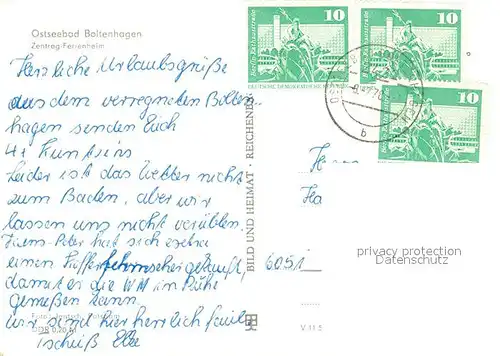AK / Ansichtskarte Boltenhagen_Ostseebad Zentrag Ferienheim Boltenhagen_Ostseebad