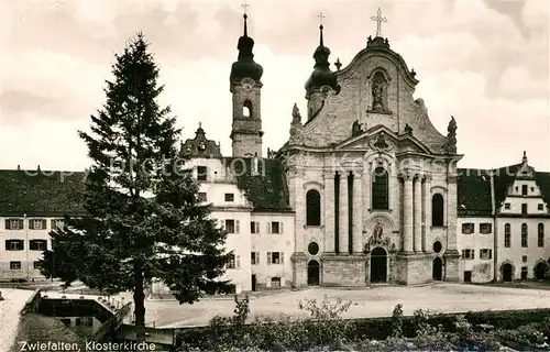 AK / Ansichtskarte Zwiefalten_Wuerttemberg Klosterkirche Zwiefalten Wuerttemberg