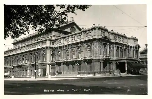 AK / Ansichtskarte Buenos_Aires Teatro Colon Buenos Aires