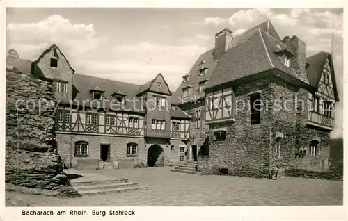 AK / Ansichtskarte Bacharach_Rhein Burg Stahleck Bacharach Rhein