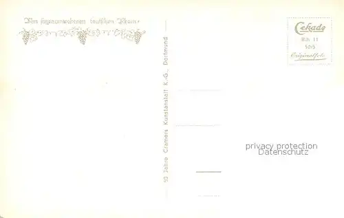 AK / Ansichtskarte Bacharach_Rhein Burg Stahleck Bacharach Rhein