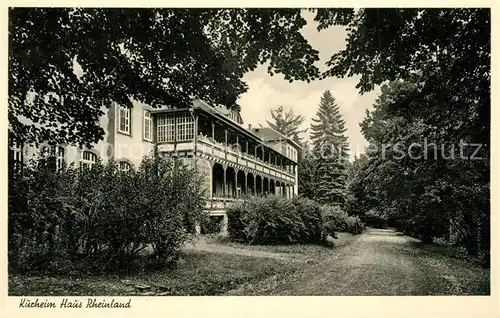 AK / Ansichtskarte Weilmuenster Kurheim Haus Rheinland Kindersanatorium Weilmuenster