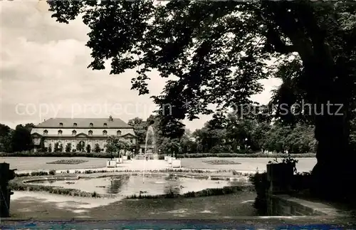 AK / Ansichtskarte Darmstadt Partie im Orangeriegarten Darmstadt