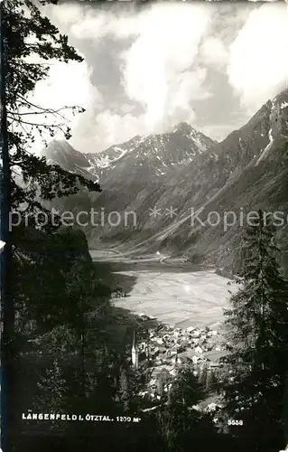 AK / Ansichtskarte Laengenfeld_Oetztal Talblick Alpenpanorama Laengenfeld Oetztal