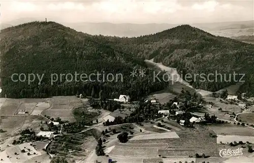 AK / Ansichtskarte Schweigmatt mit Hohe Moehr und Gleichen Schwarzwald Fliegeraufnahme Schweigmatt