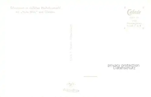 AK / Ansichtskarte Schweigmatt mit Hohe Moehr und Gleichen Schwarzwald Fliegeraufnahme Schweigmatt