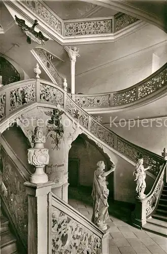 AK / Ansichtskarte Kloster_Schoental_Jagst Treppenaufgang Kloster_Schoental_Jagst