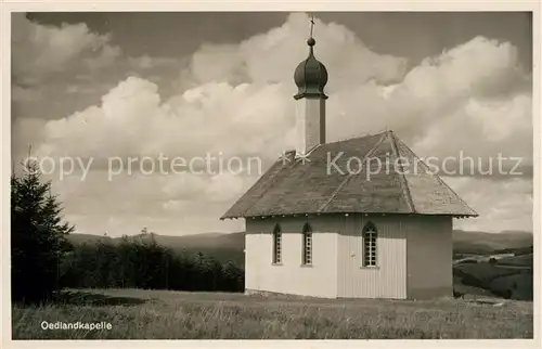 AK / Ansichtskarte Herrischried Oedlandkapelle Hotzenwald Schwarzwald Herrischried