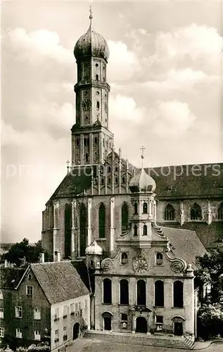 AK / Ansichtskarte Augsburg Ulrichsmuenster und Ulrichskirche Augsburg