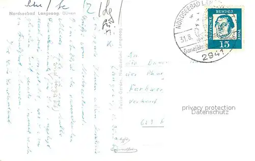 AK / Ansichtskarte Langeoog_Nordseebad Duenen Langeoog_Nordseebad